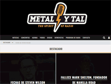 Tablet Screenshot of metalytal.com